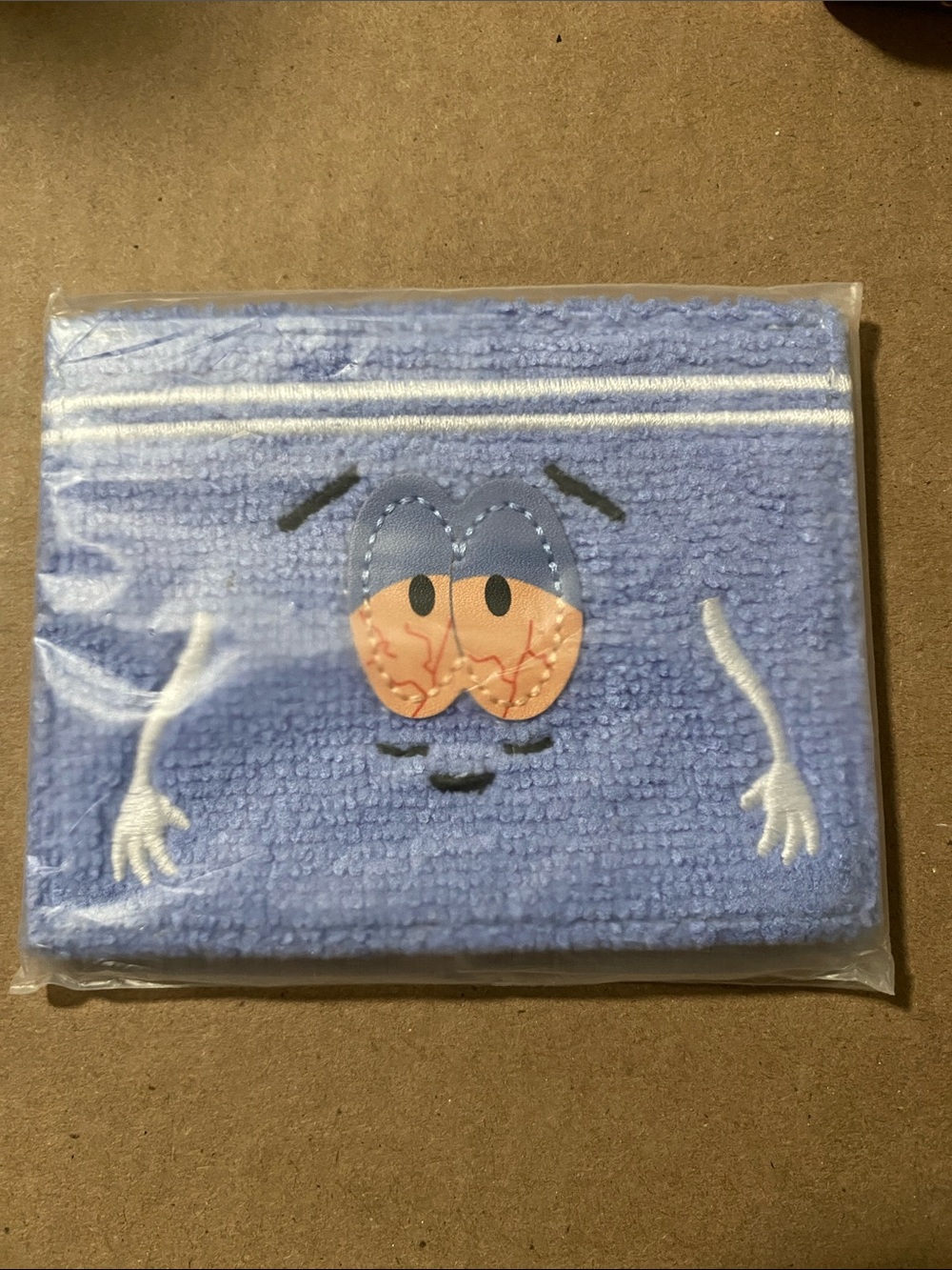 Cute South Park towelet wallet embroidery 
Brand new very clean